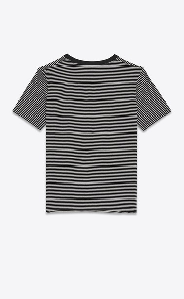 Fine stripe T-shirt